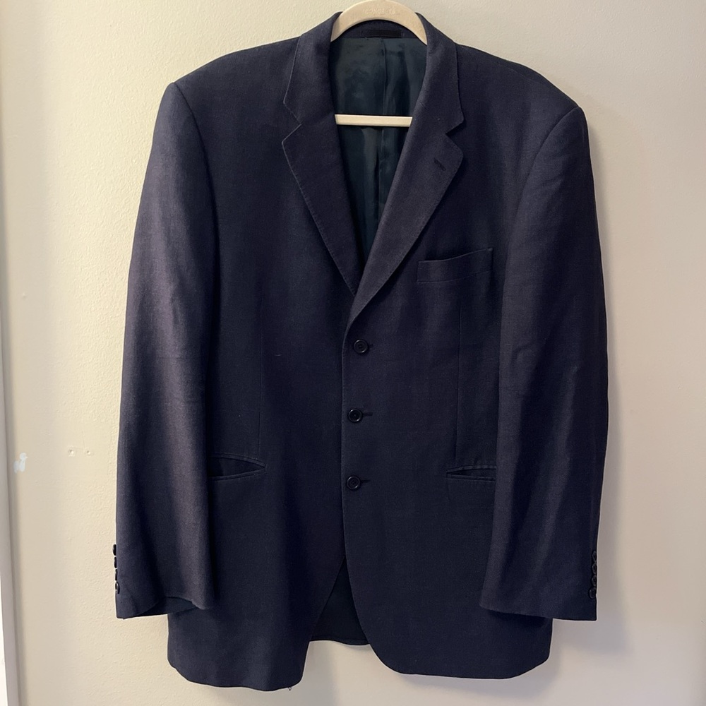 Classic Navy Blue Men's Blazer